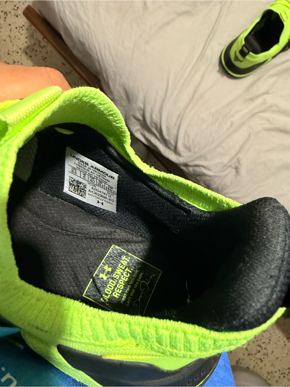 Under Armour Project Rock 4 Training Shoes Womens 8.5 - Picture 5 of 5